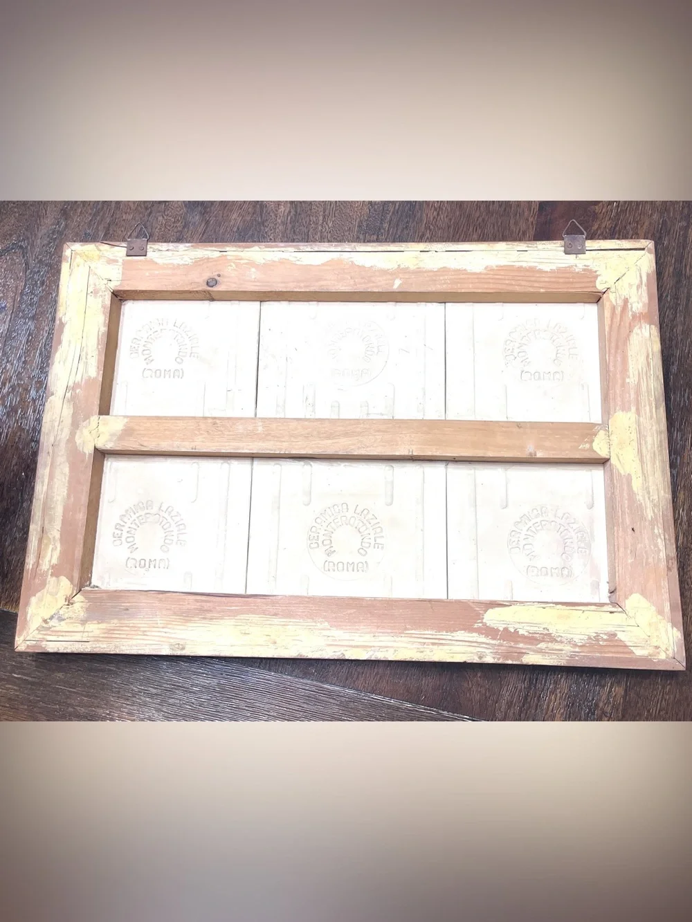 Vintage Italian Mid-Century Tile Panel 